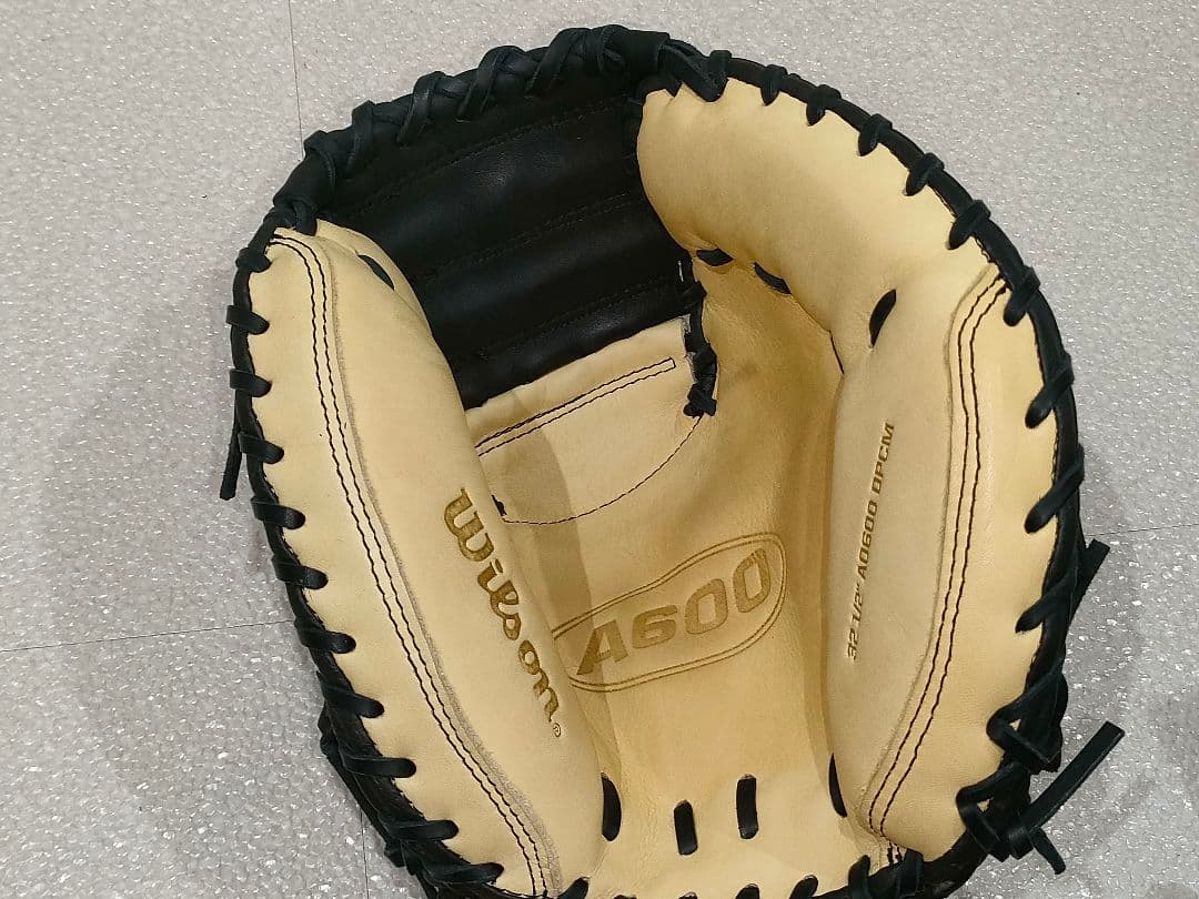 超希少 Wilson A600 硬式 キャッチャーミット 一般用 未使用