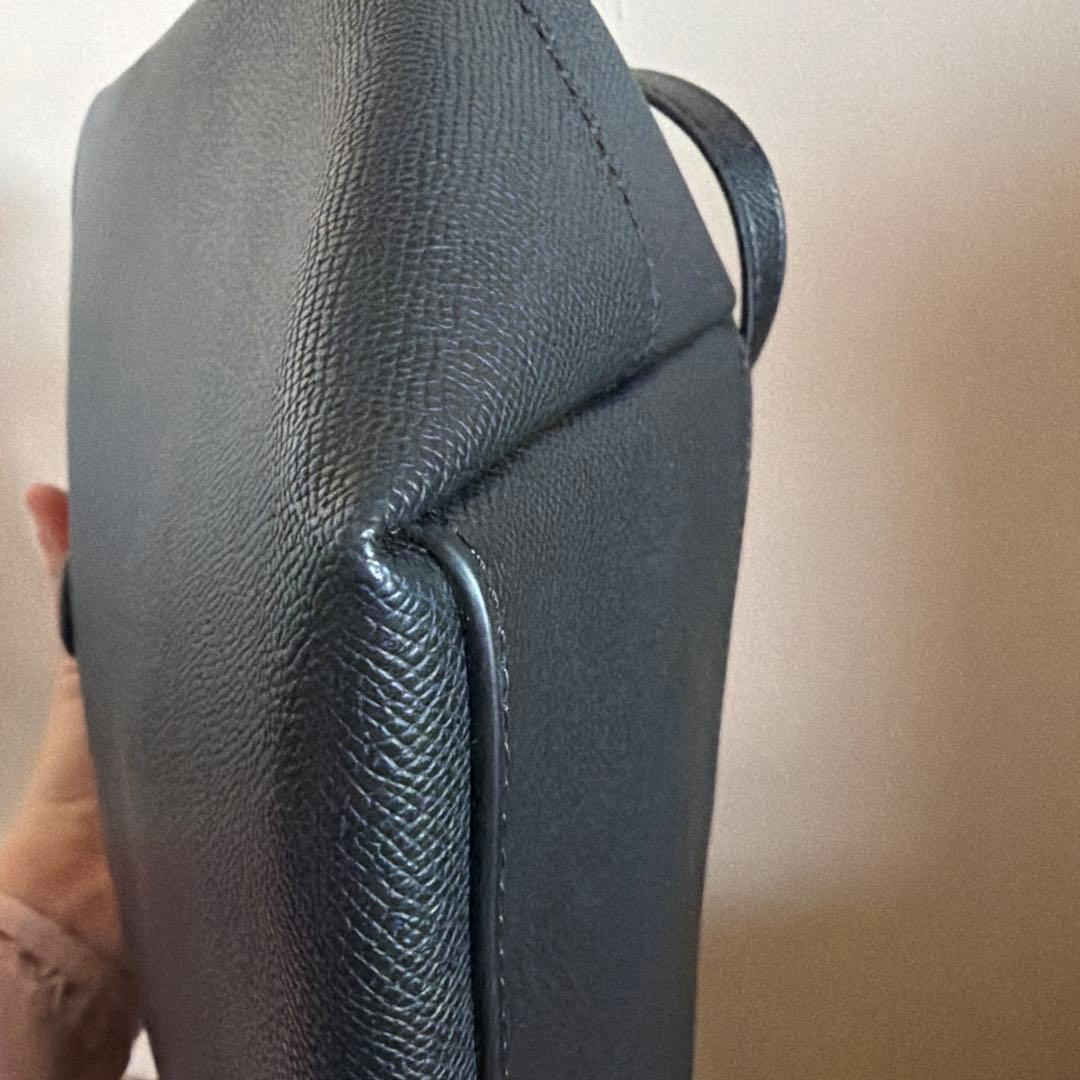 極美品 コーチ トートバッグ ブラック F58846 チャーム付き 保存袋付き