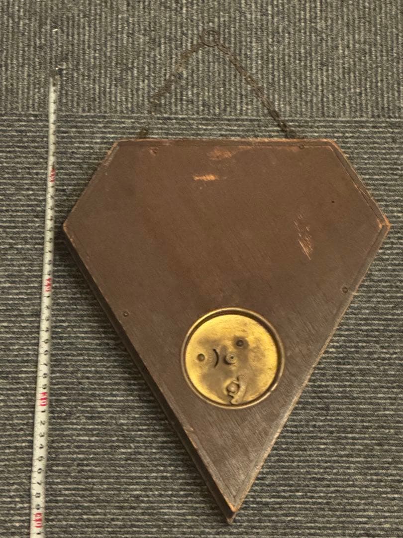 アンティーク　S.Mizu　ダイヤ型　からくり　ゼンマイ時計　日本製