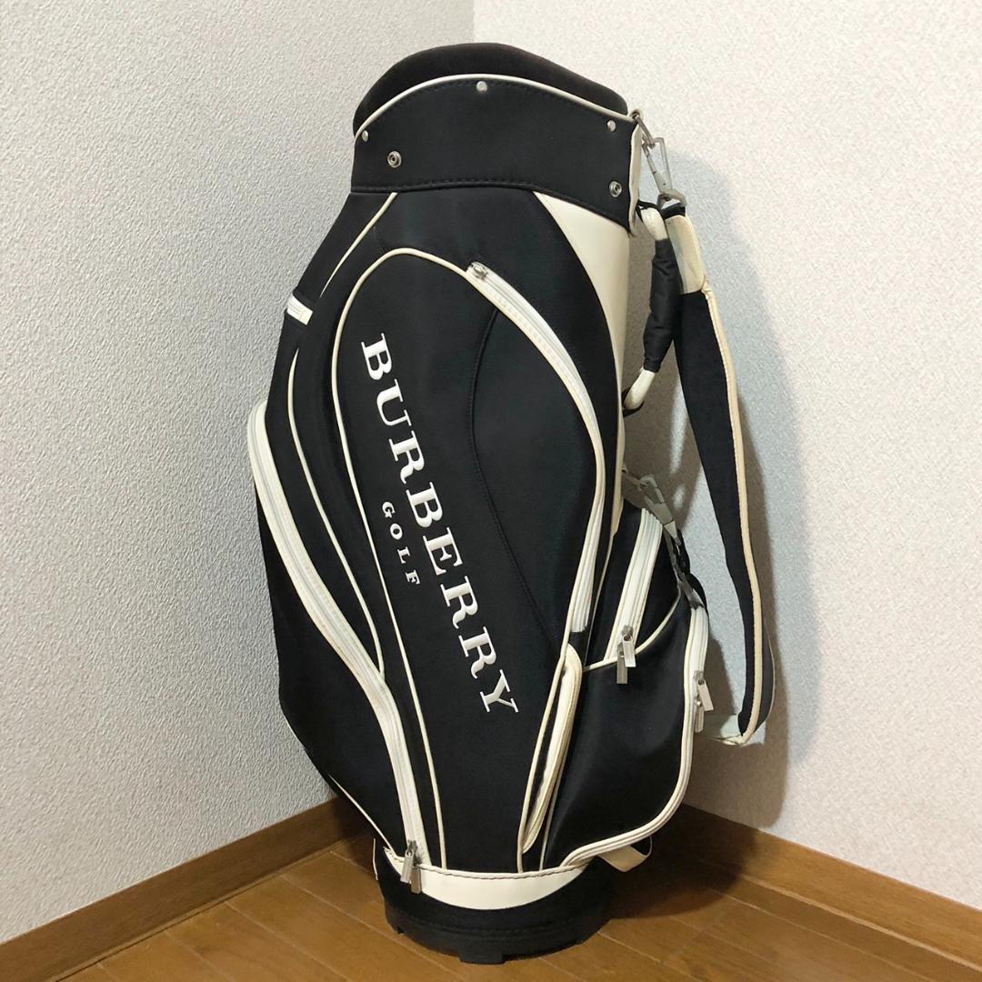 希少 BURBERRY GOLF キャディバッグ バーバリー カート型 6分割