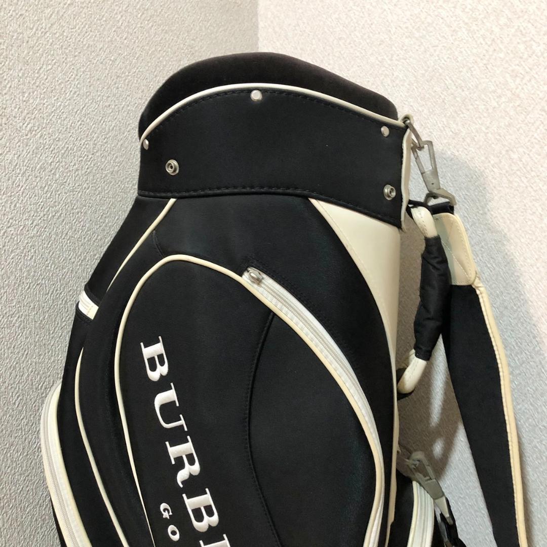 希少 BURBERRY GOLF キャディバッグ バーバリー カート型 6分割