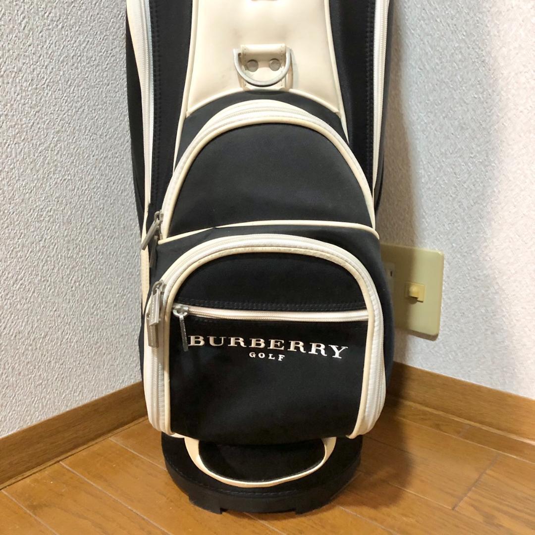 希少 BURBERRY GOLF キャディバッグ バーバリー カート型 6分割