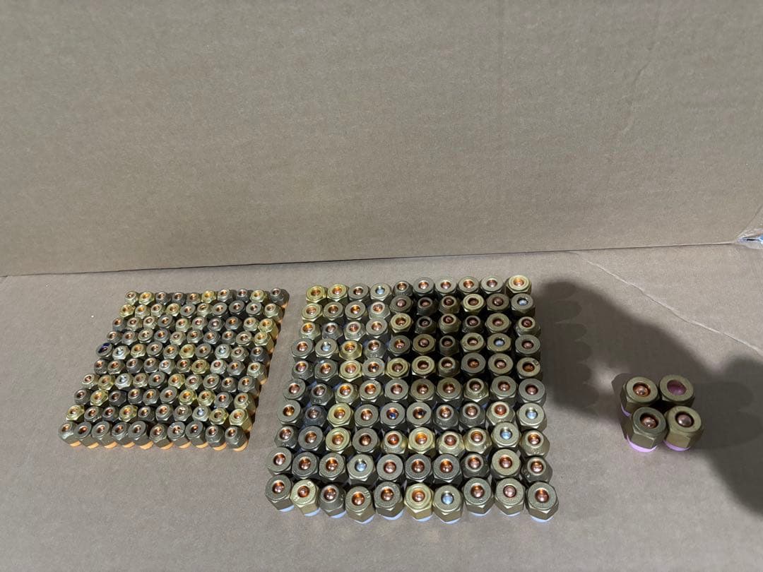 エアコン用フレアナット2分3分 100セット おまけ4分付き