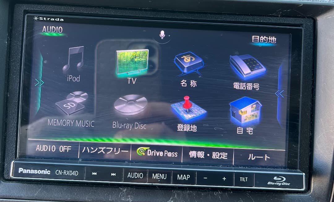 パナソニック CN-RX04D Bluetooth地図データ2017年