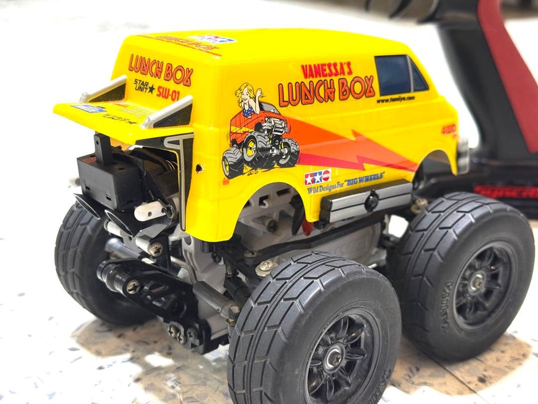 タミヤ　1/24 コミカルウイリー　ランチボックス　プロポ付　完動品　4WD