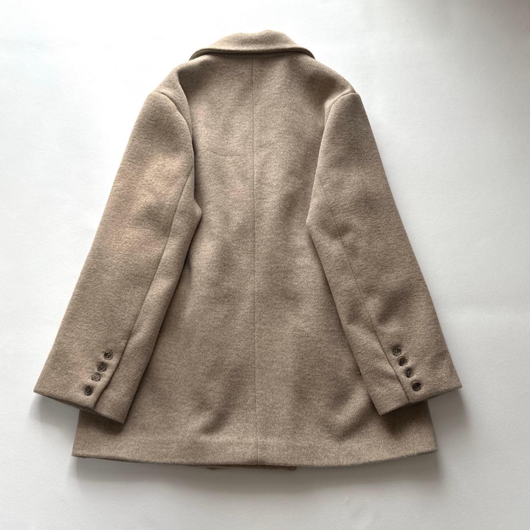 【人気】コラージュガリャルダガランテ ウール混　Pコート 2024年　ベージュ