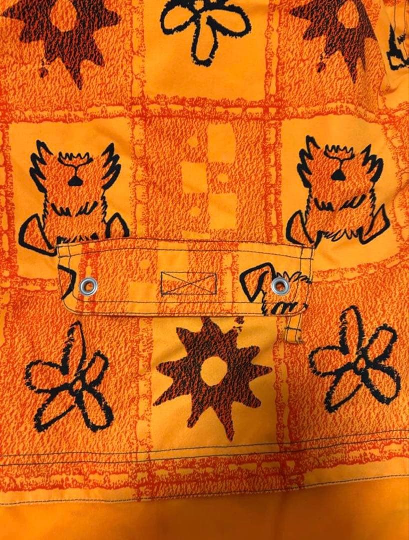 【激レア】90s YAMAHA スキーウェア シュナウザー お花 総柄 レトロ