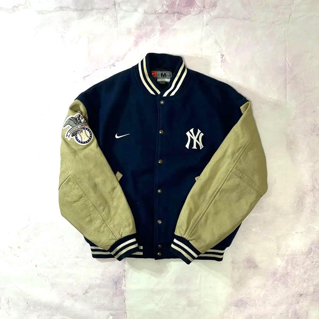 NIKE ナイキ NEW YORK YANKEES ジャケット 本革スタジャン