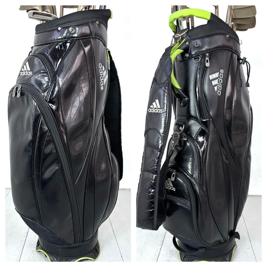 本格派 メンズゴルフクラブ 14本 フルセット テーラーメイド adidas