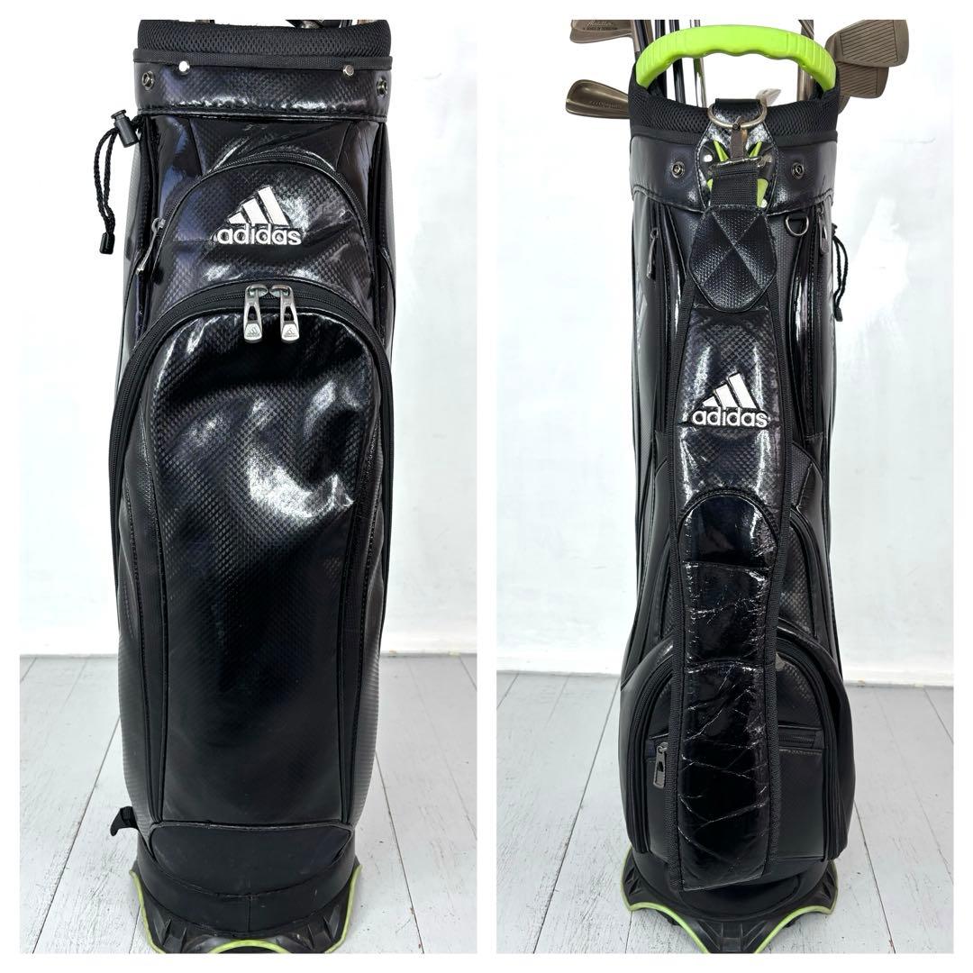 本格派 メンズゴルフクラブ 14本 フルセット テーラーメイド adidas