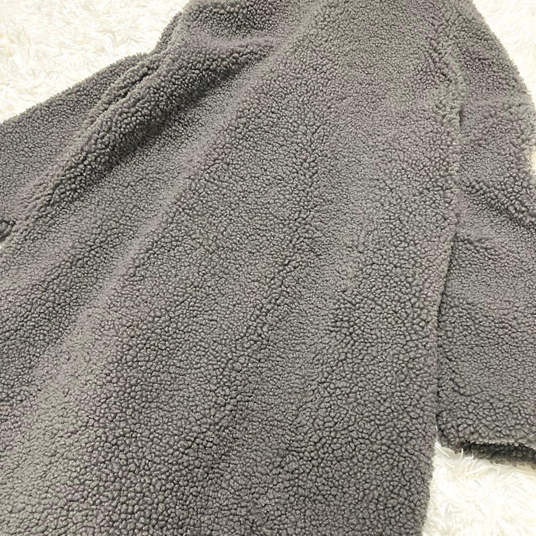 ☆完売☆ ZARA ダブルブレストフェイクボアコート　テディベアコート ロング