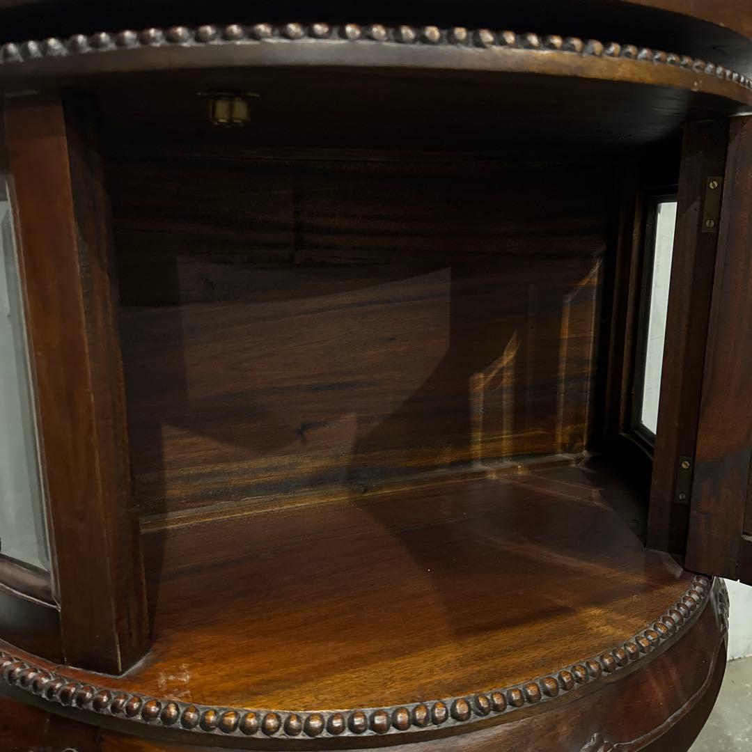 年末年始saleヴィンテージ　ガラス　キャビネット