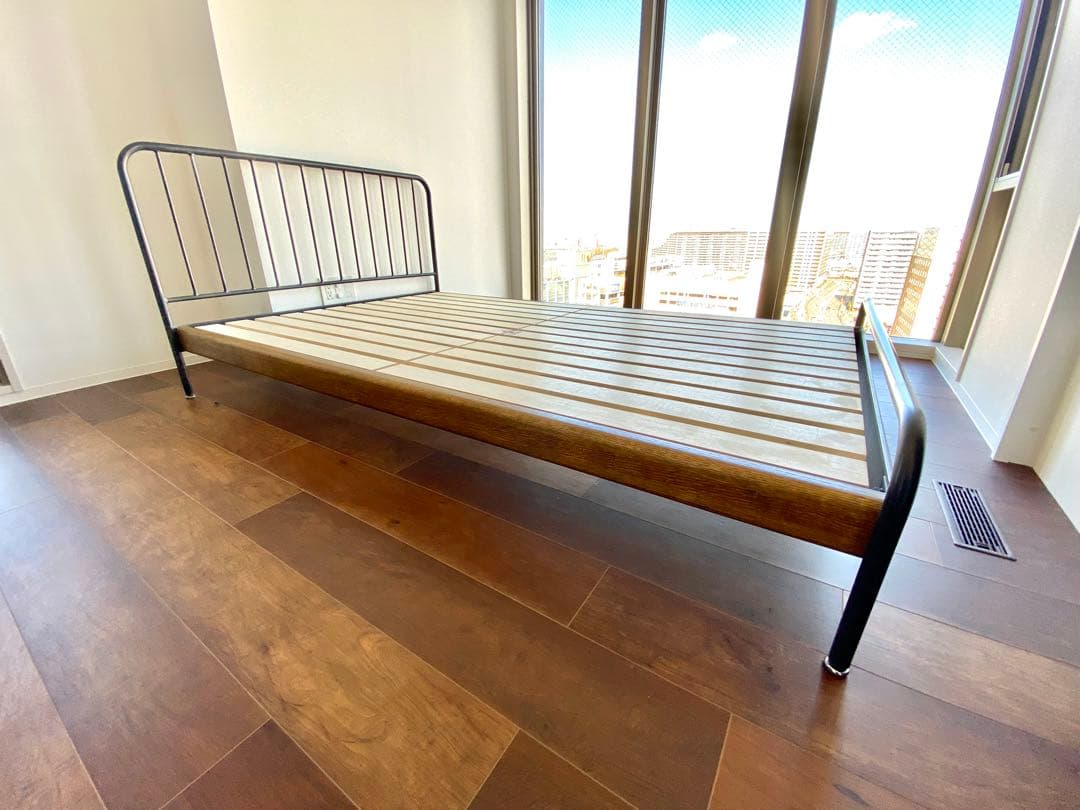 ジャーナルスタンダード SD ベッドフレーム セミダブル サンクベッド マット付