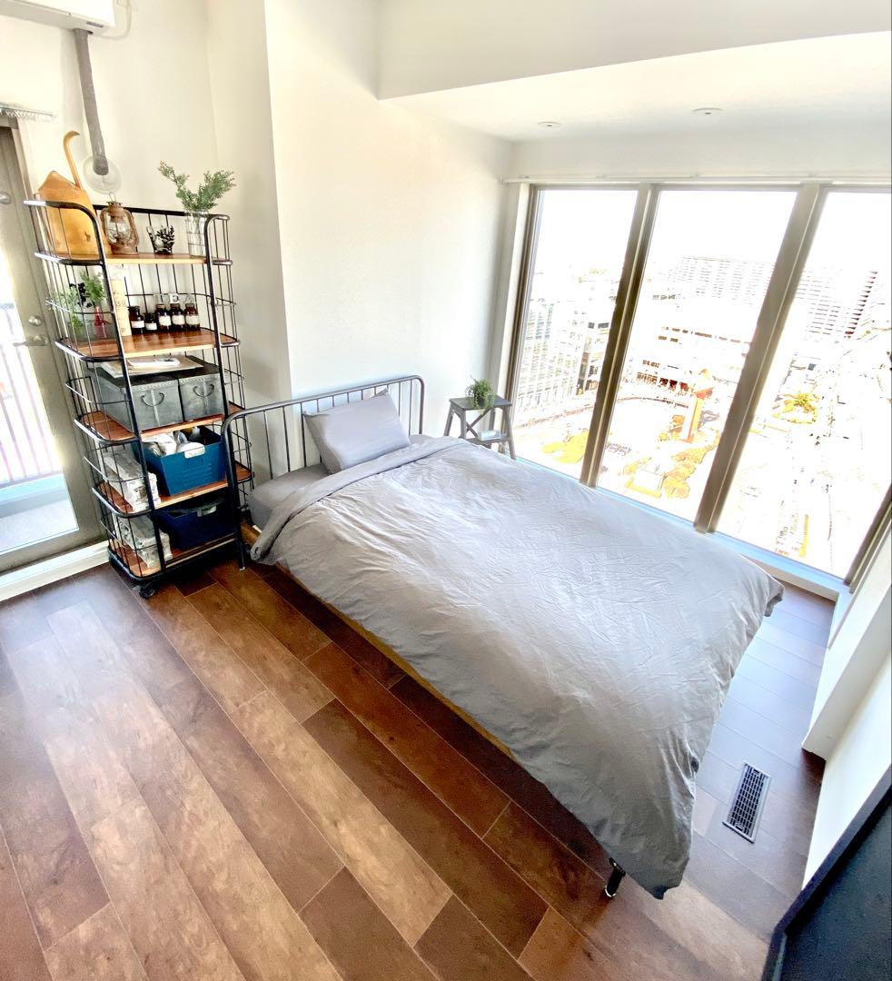 ジャーナルスタンダード SD ベッドフレーム セミダブル サンクベッド マット付