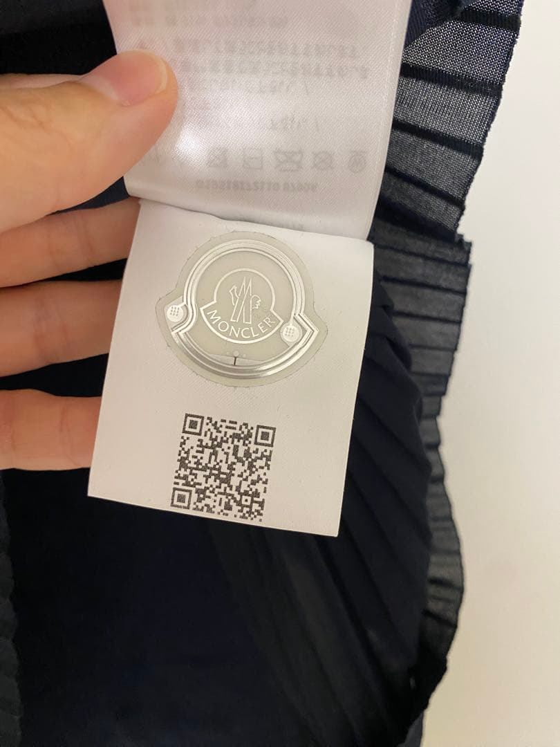 【美品】MONCLER 100㎝　ネイビー 半袖ワンピース