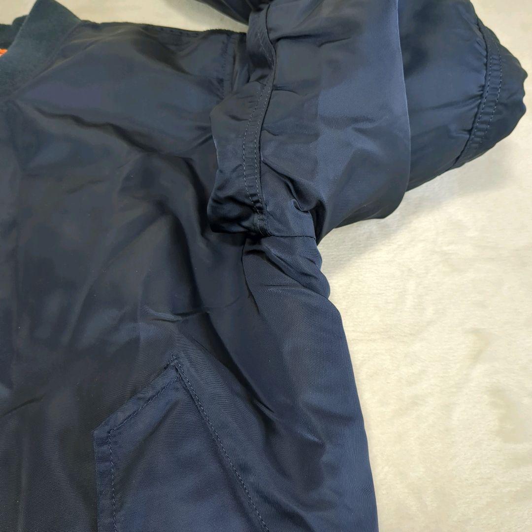 アルファ MAー1 ネイビー フライトジャケット ミリタリー リバーシブル M