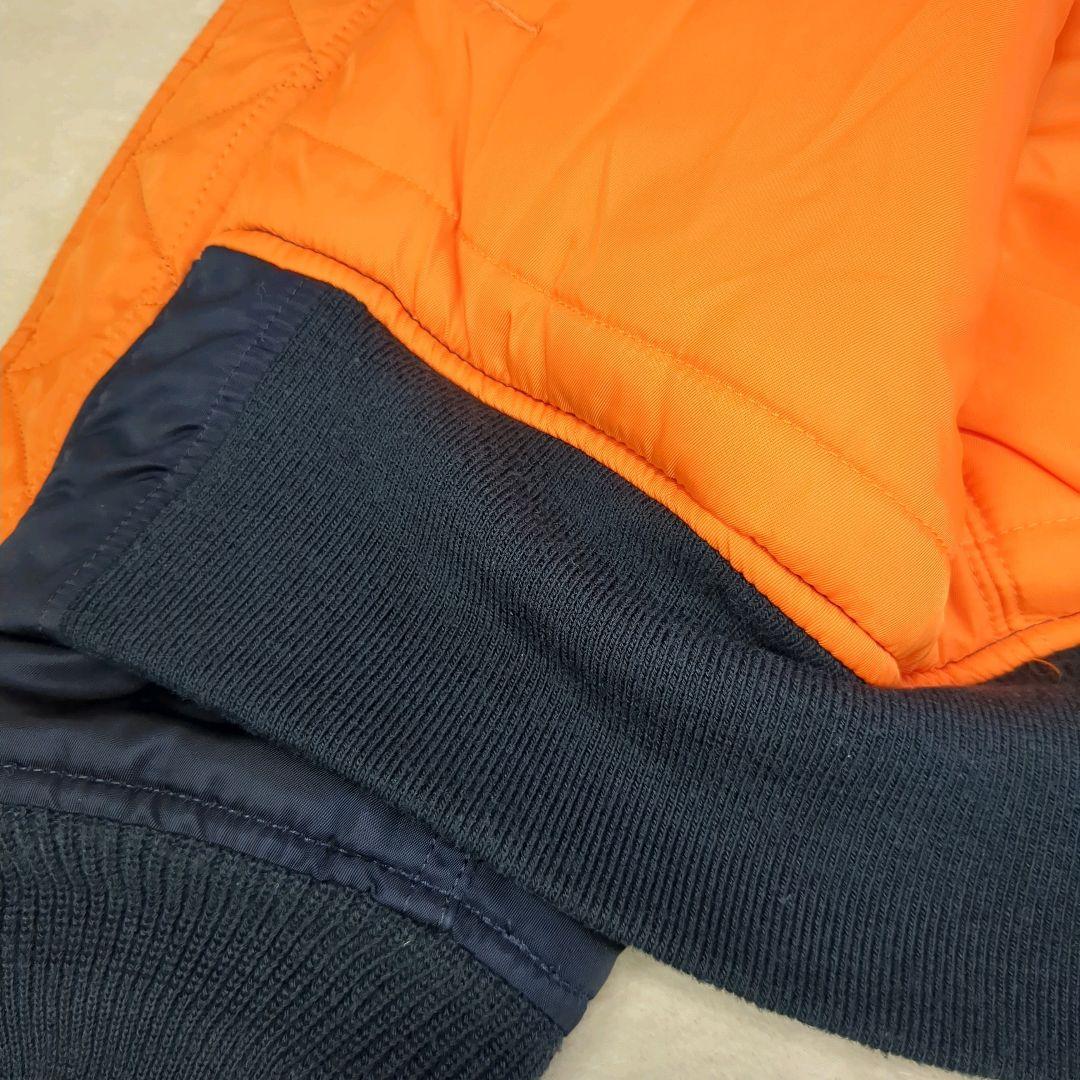 アルファ MAー1 ネイビー フライトジャケット ミリタリー リバーシブル M