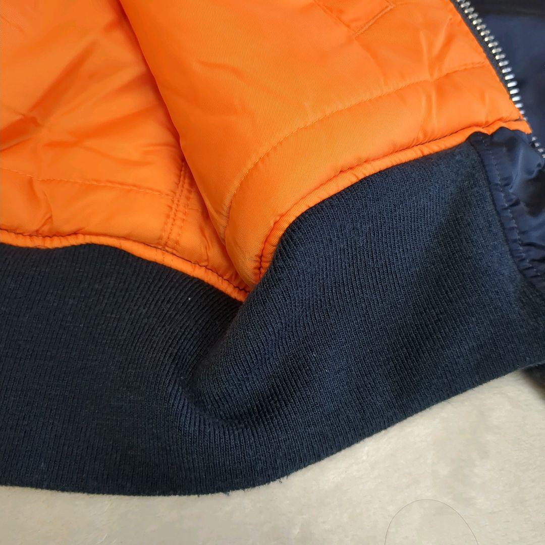 アルファ MAー1 ネイビー フライトジャケット ミリタリー リバーシブル M