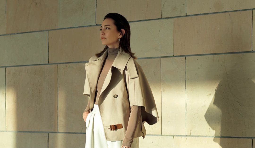 未使用24SS Max Mara DRAVA マックスマーラ　トレンチケープ