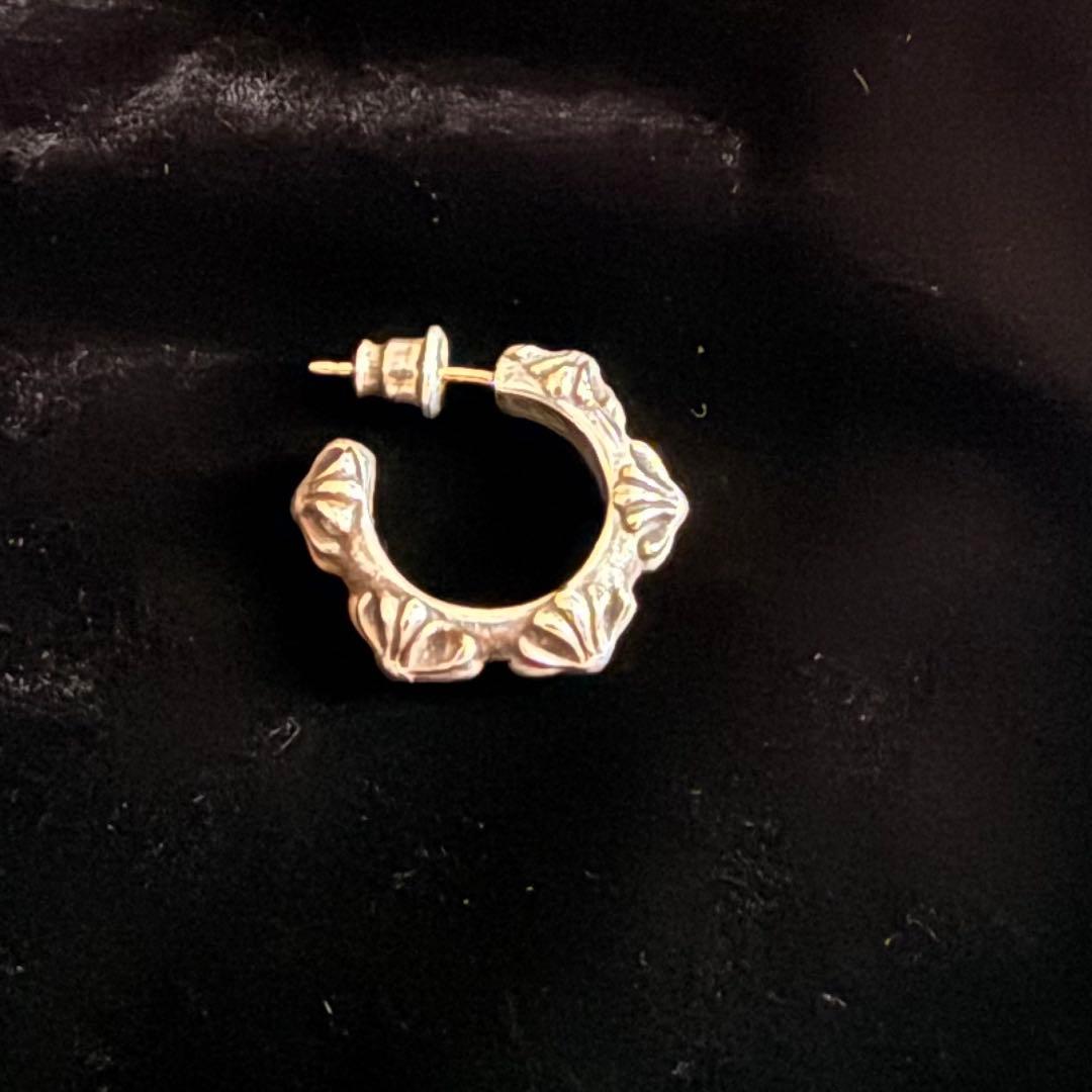 《値下げ》Chrome hearts / CHクロスバンドフープピアス