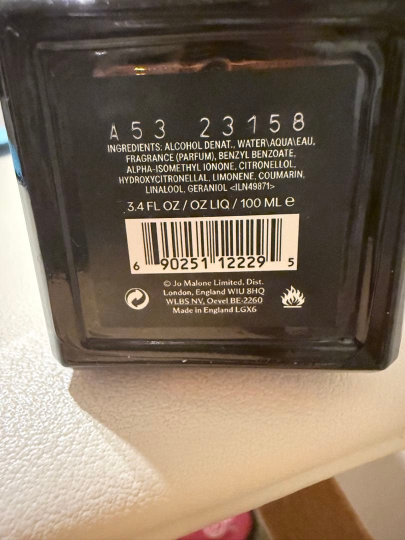 専用ジョーマローン ダーク アンバー ＆ ジンジャー リリー コロン インテンス