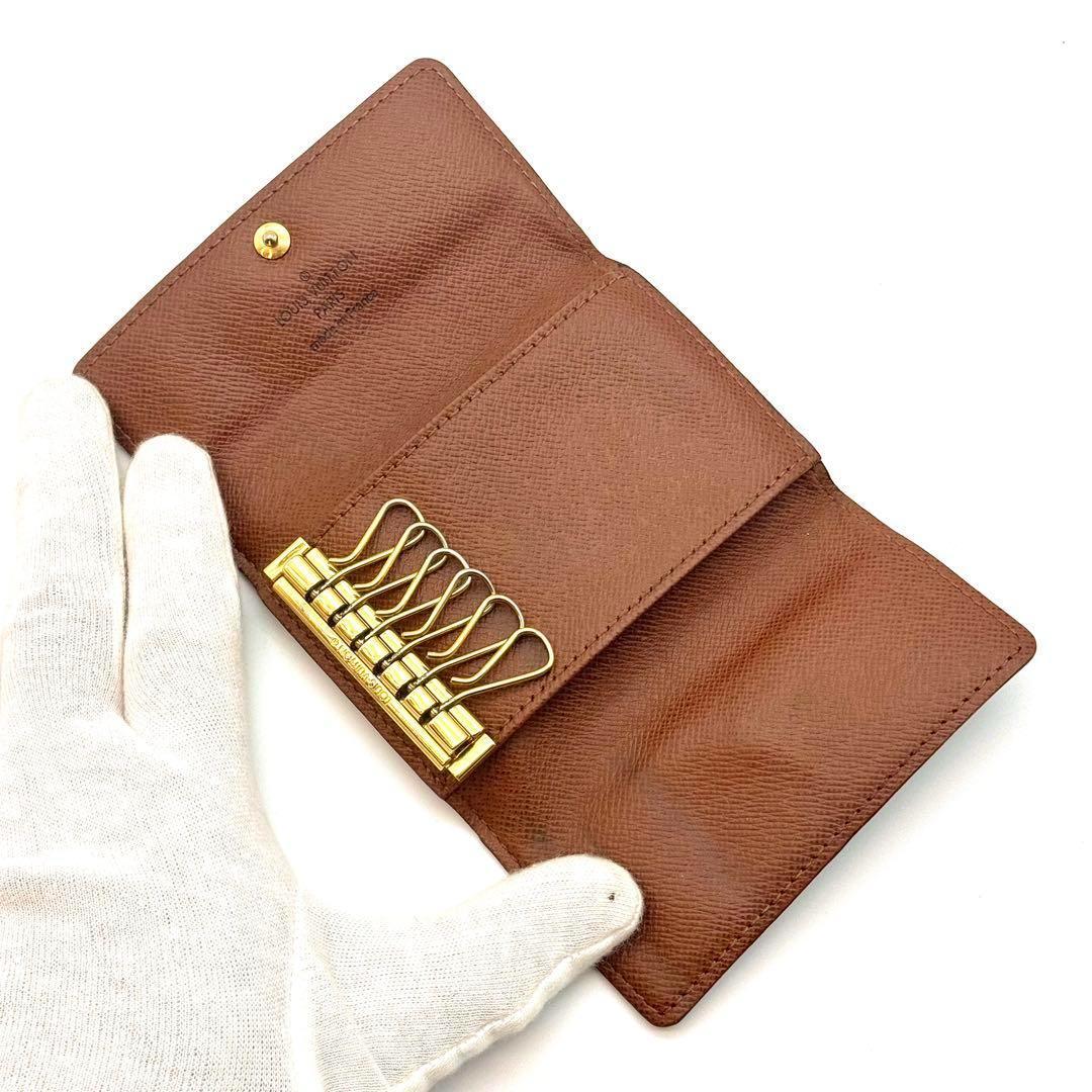 【美品】 ルイヴィトン モノグラム ミュルティクレ6 キーケース