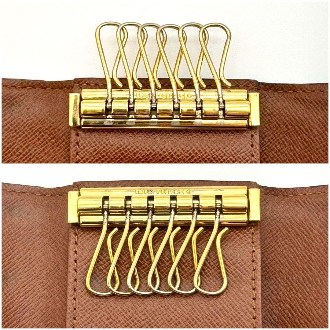 【美品】 ルイヴィトン モノグラム ミュルティクレ6 キーケース