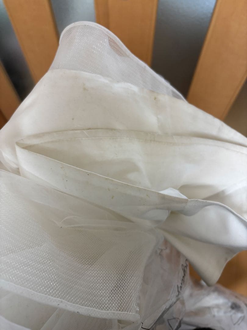 ドレスプロダクション　フラワーモチーフ刺繍レース Aラインドレス（W162）