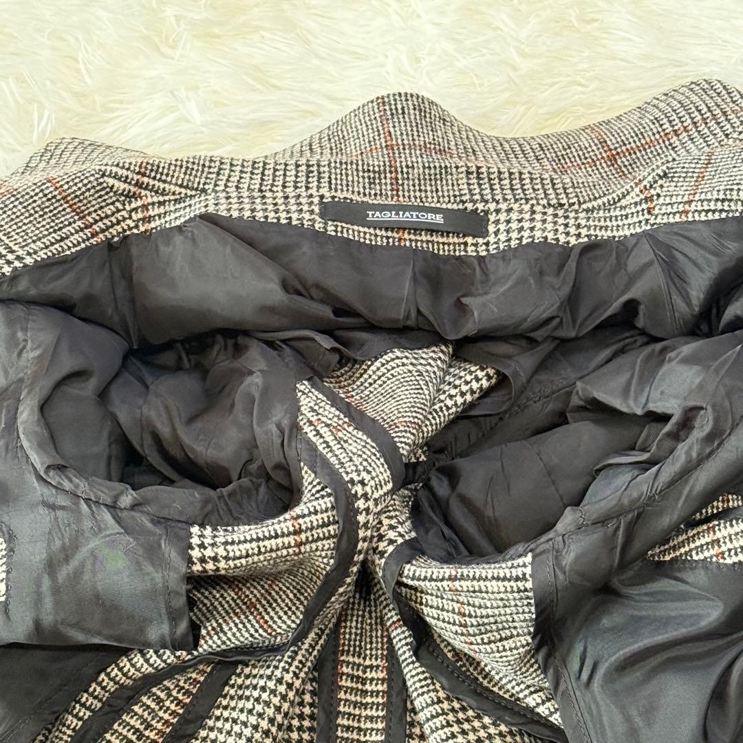 美品 近年 タリアトーレ ビームス別注 千鳥格子 ジャケット 46