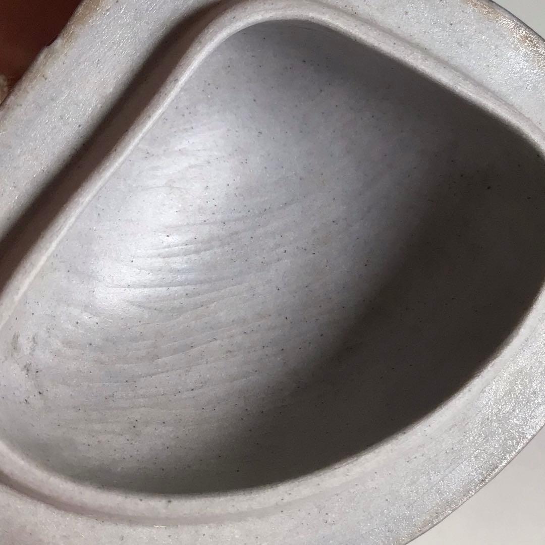 Ｐ８３５　香合　『備前焼』『木村陶峰造』『蛤香合』　共箱　茶道具