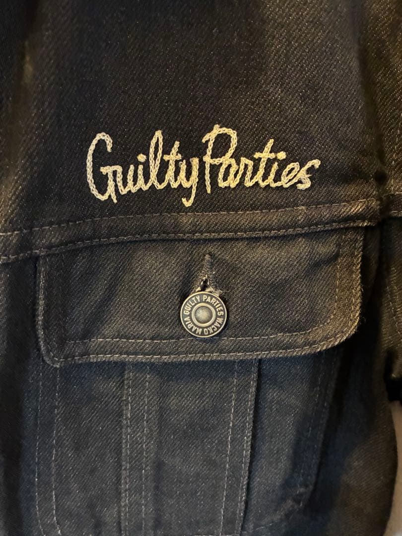 ワコマリア ブラックデニムジャケット　XL