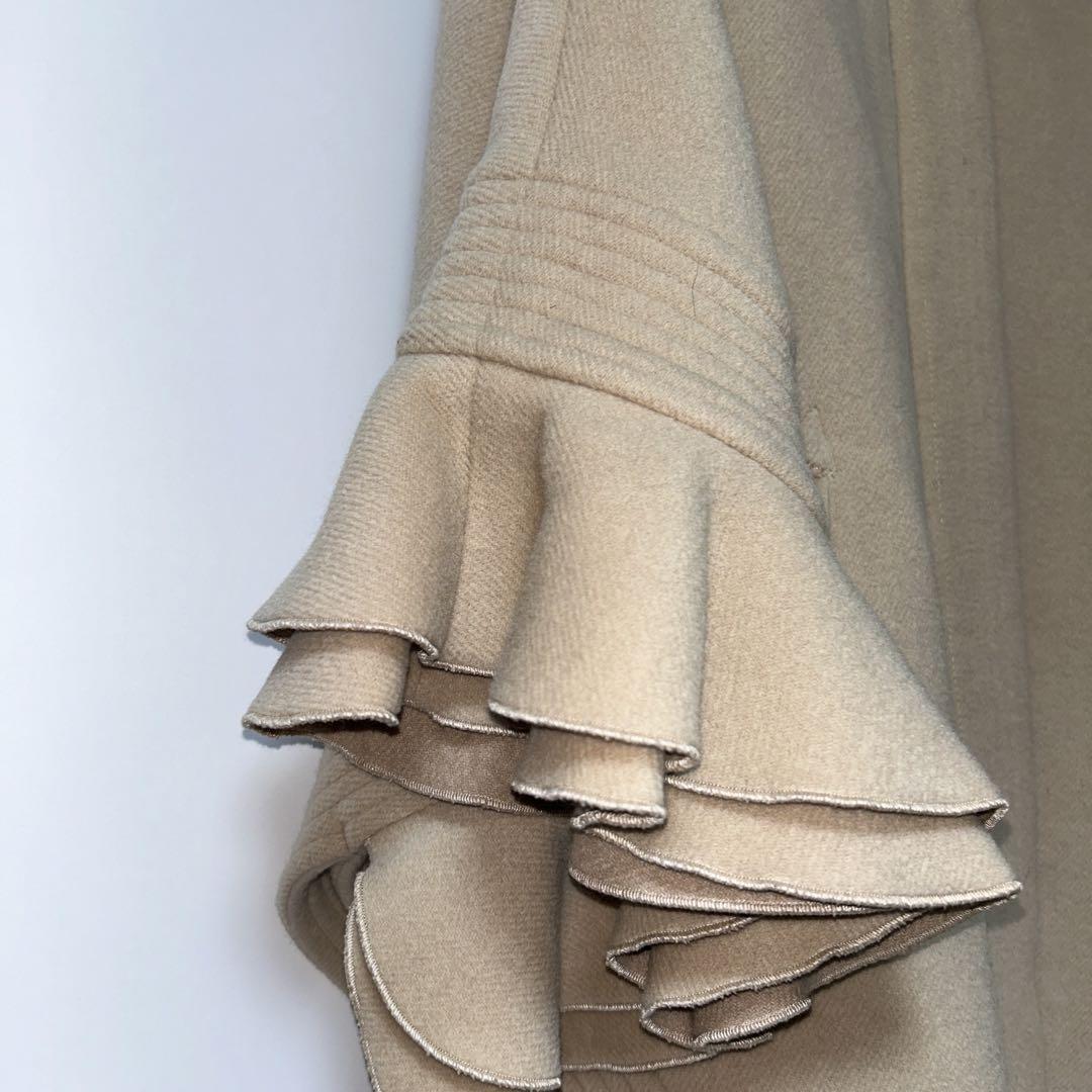 Sov．ブルーフォックス使用アンゴラポンチョコート。