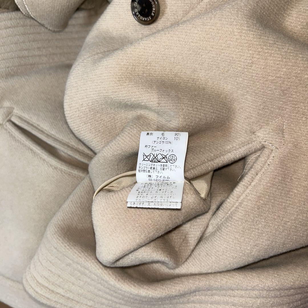 Sov．ブルーフォックス使用アンゴラポンチョコート。