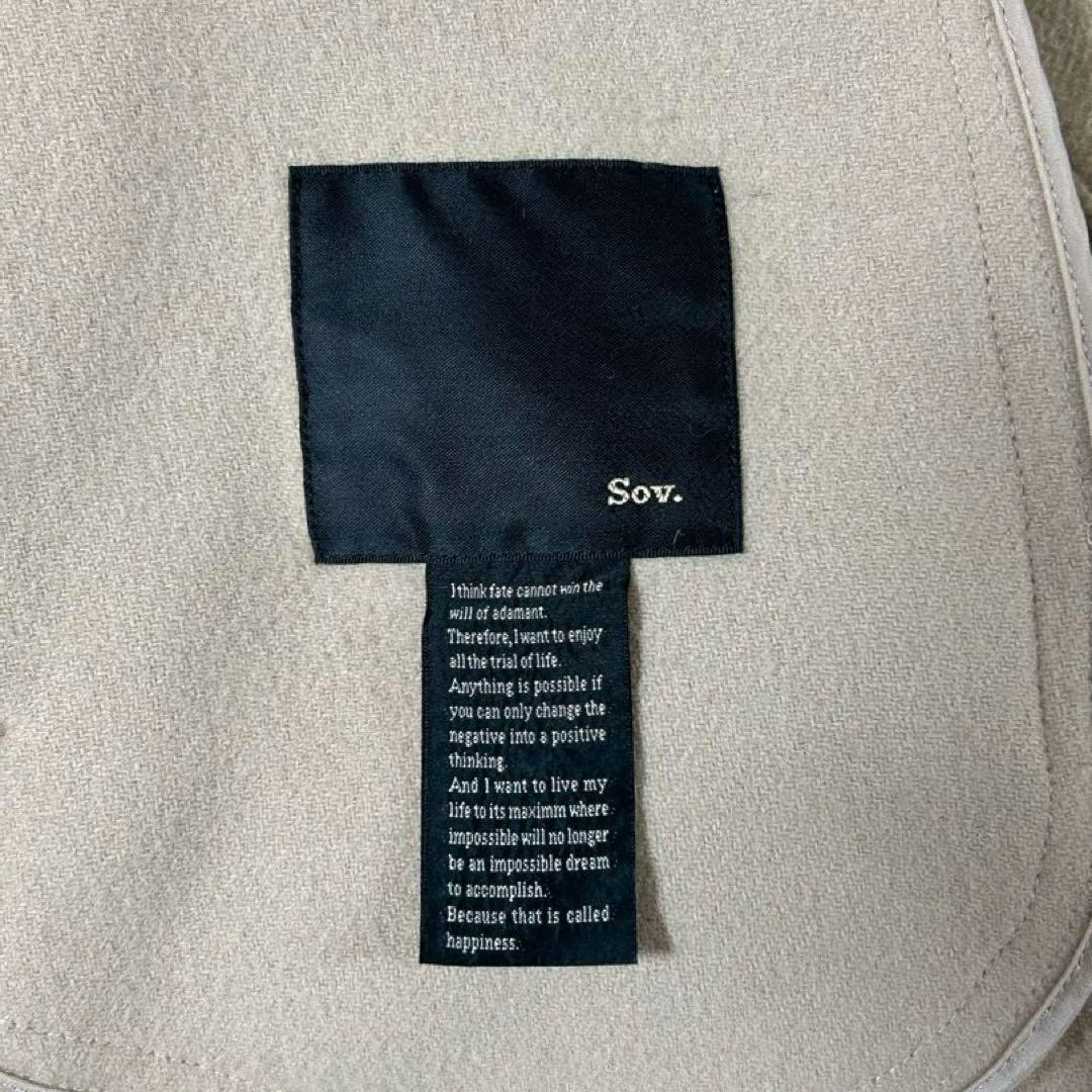 Sov．ブルーフォックス使用アンゴラポンチョコート。