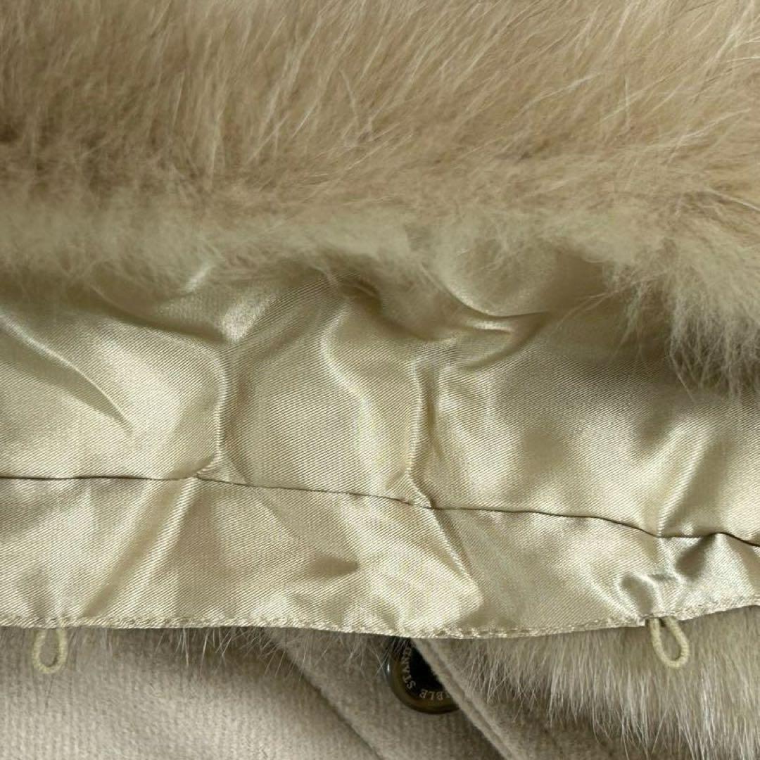 Sov．ブルーフォックス使用アンゴラポンチョコート。