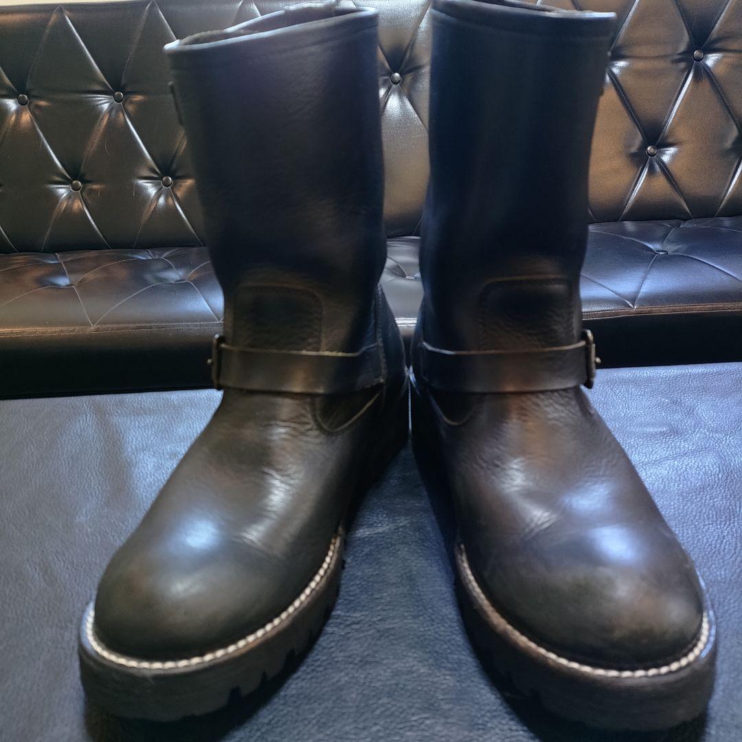 Responsible レザー エンジニアブーツ　ダブルミッドソール　S