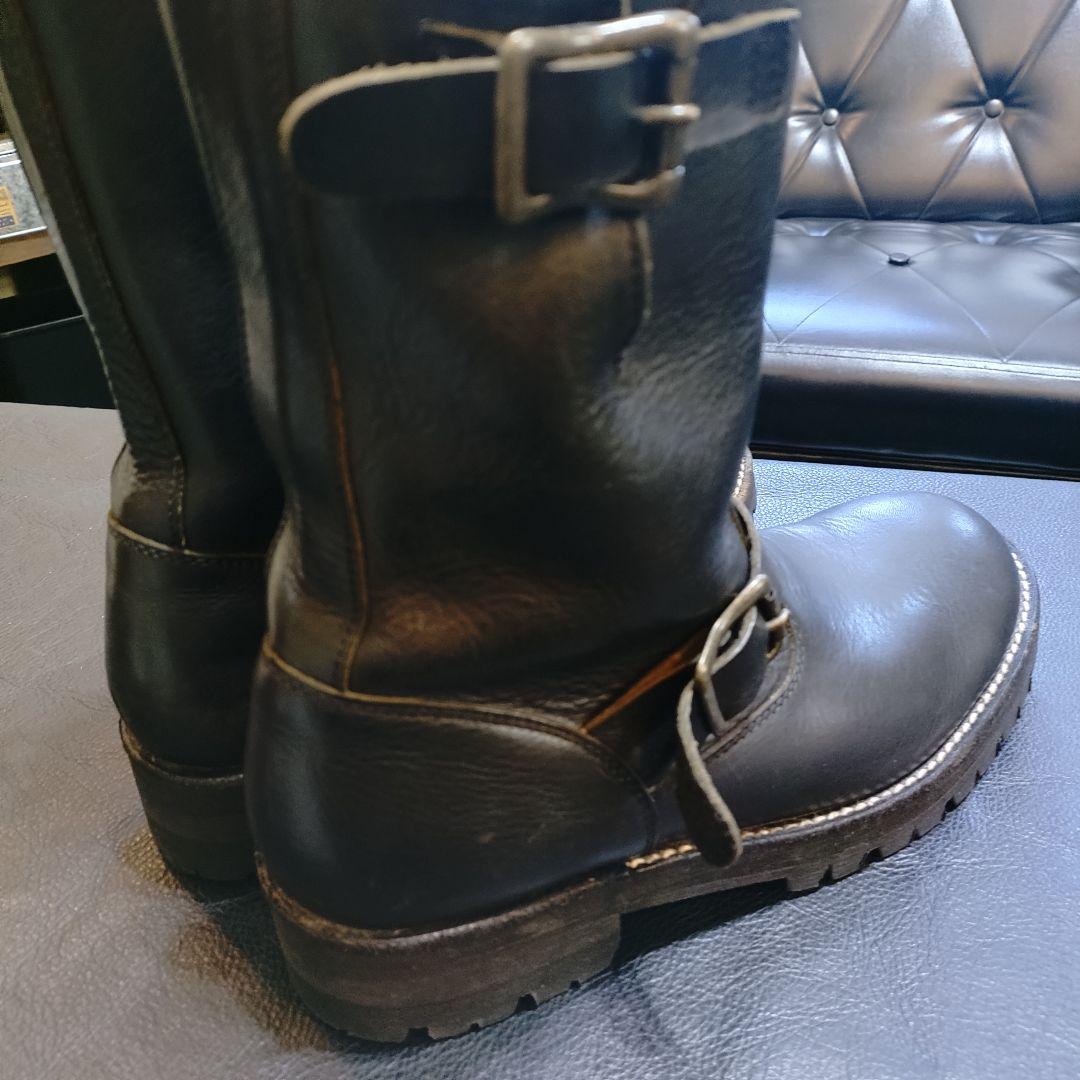 Responsible レザー エンジニアブーツ　ダブルミッドソール　S