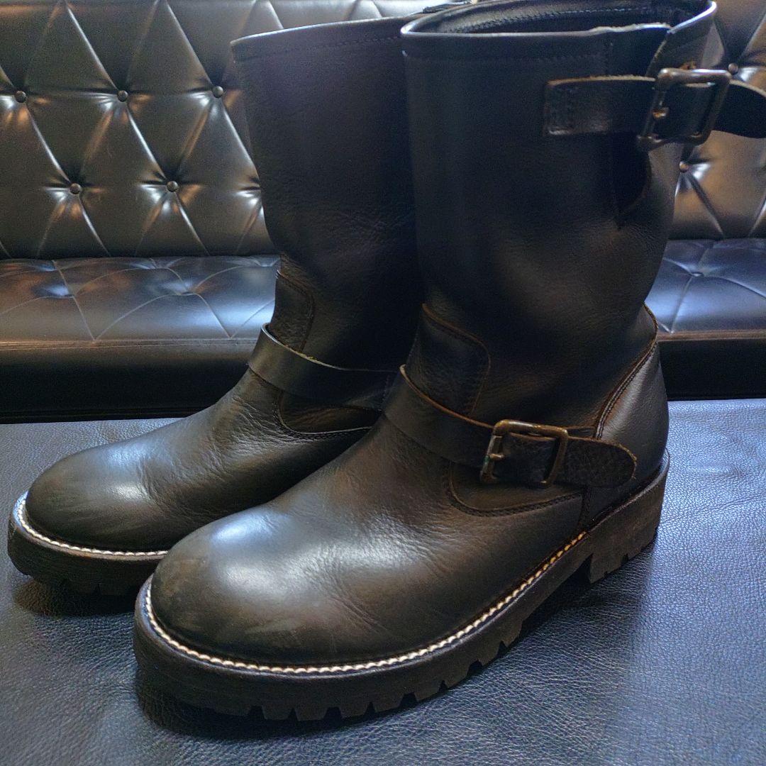 Responsible レザー エンジニアブーツ　ダブルミッドソール　S