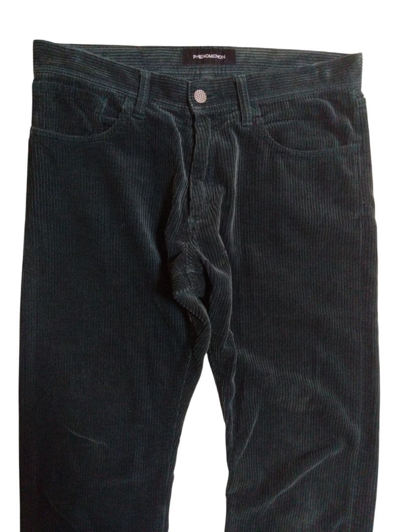 phenomenon　2012AW　32/L　グリーン　コーデュロイ　パンツ