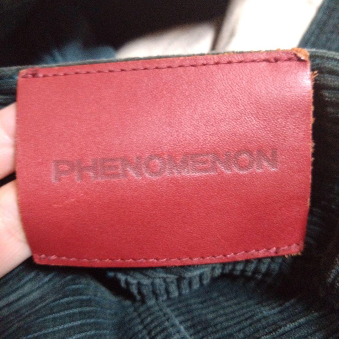 phenomenon　2012AW　32/L　グリーン　コーデュロイ　パンツ