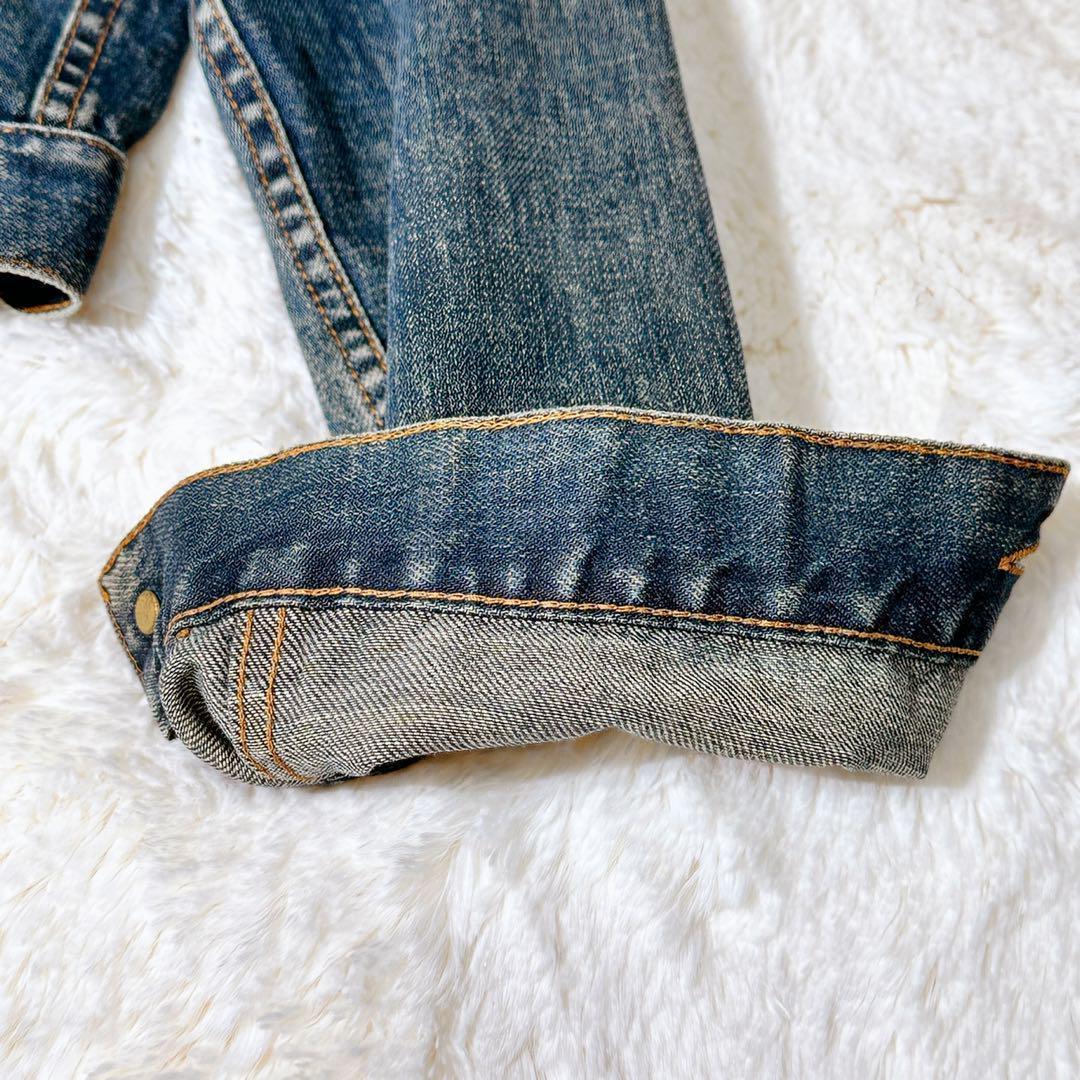 GUCCI グッチ Ｇジャン デニムジャケット ダメージ加工 ヴィンテージ 40