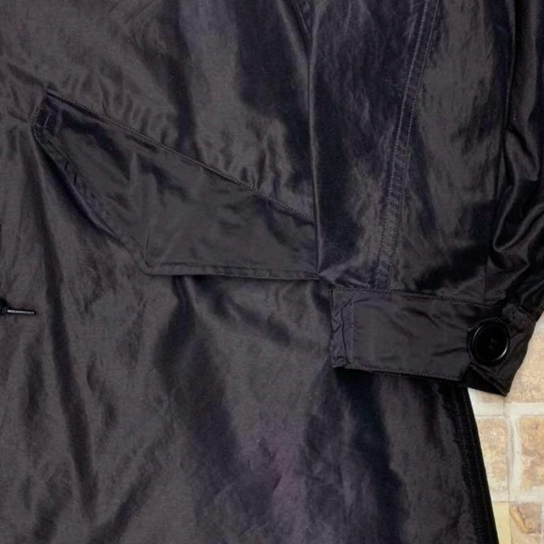 COMOLI コモリ コットンシルク フーデッドコート