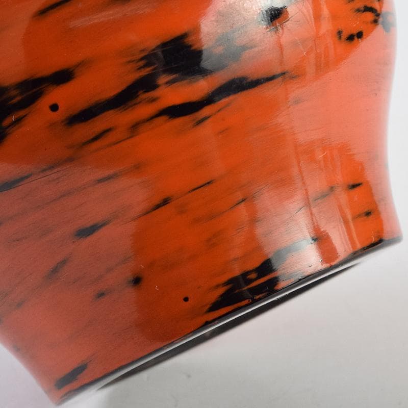 専用　茶道具　青紫園造　根来塗　正倉院御物薬壷形　茶入　共箱　M　R9456