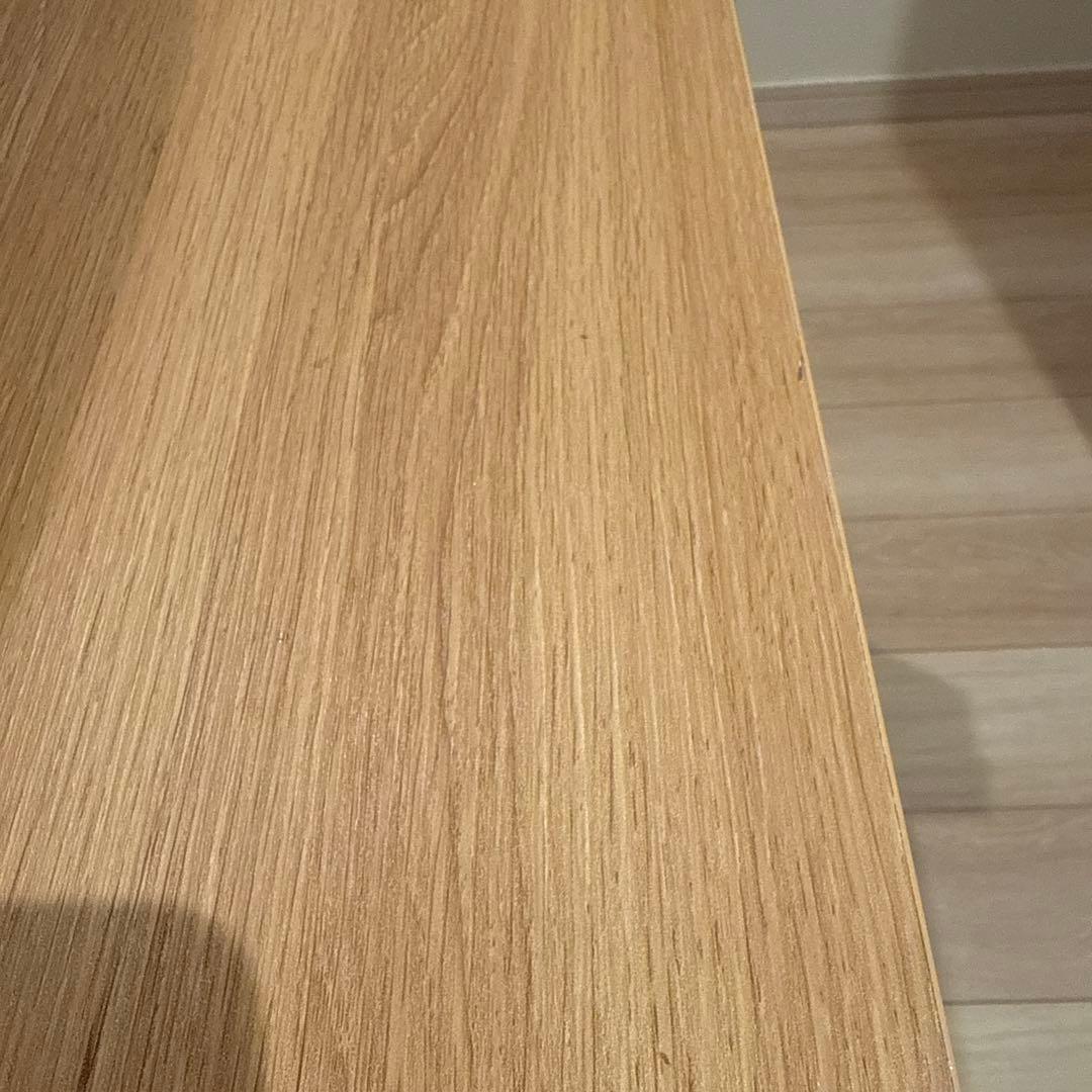 ナチュラルウッド長方形木製テーブル コの字テーブル