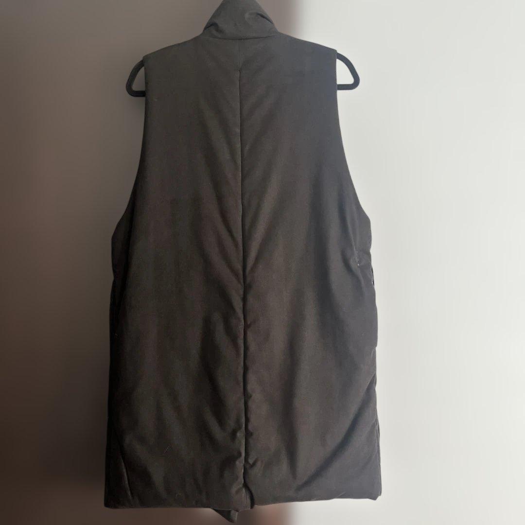 フェイクヌバック 長陣羽織　中綿袷（なかわたあわせ）／濡羽色　女F