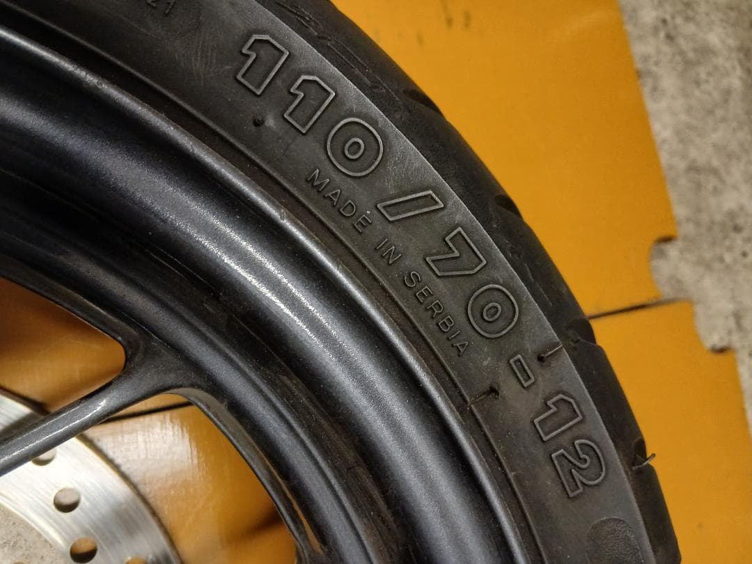 ズーマー タイヤホイールフォークセット