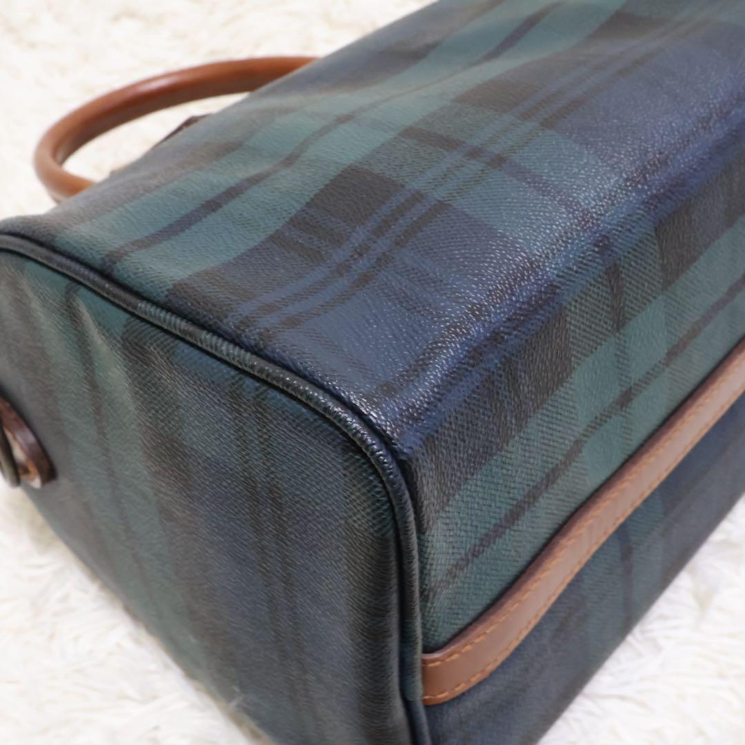 ポロラルフローレン　ボストンバッグ　チェック柄