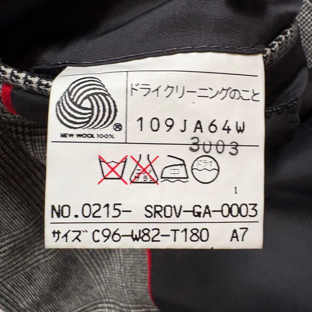 ★希少 XLサイズ★ J.PRESS テーラードジャケット グレンチェック 灰色