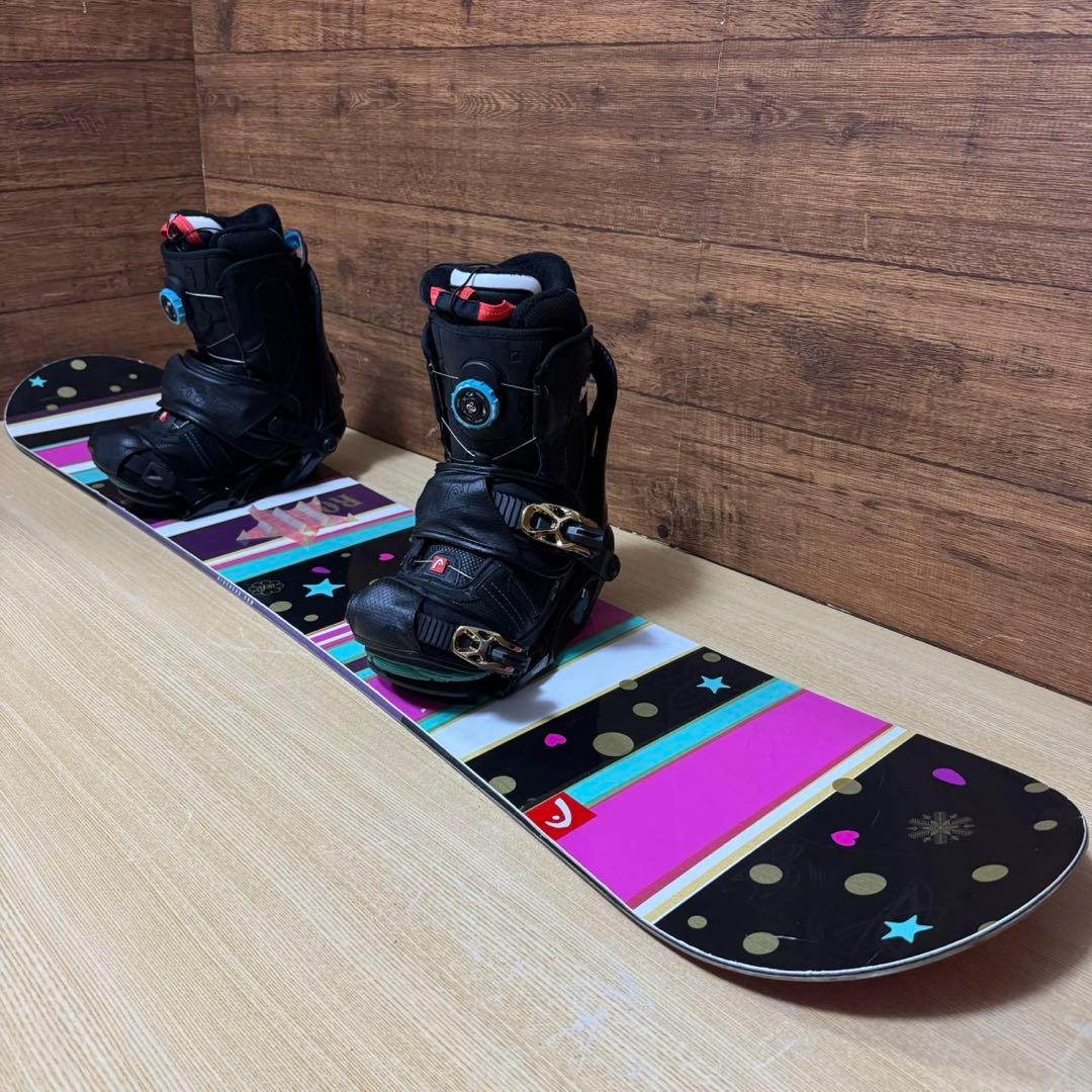 HEAD ヘッド　レディース　スノーボード　3点セット 142cm かわいい