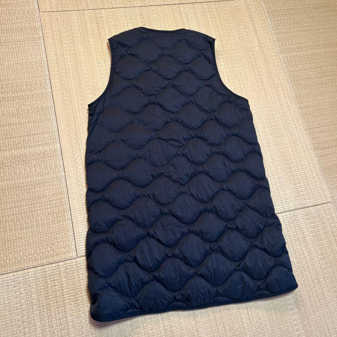 ユニクロ　ウルトラライトダウン　ロングベスト　ブラック　XL